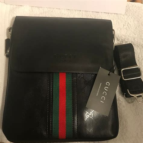 gucci blck bag|gucci black side bag.